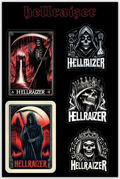 HellRaizer Stickers